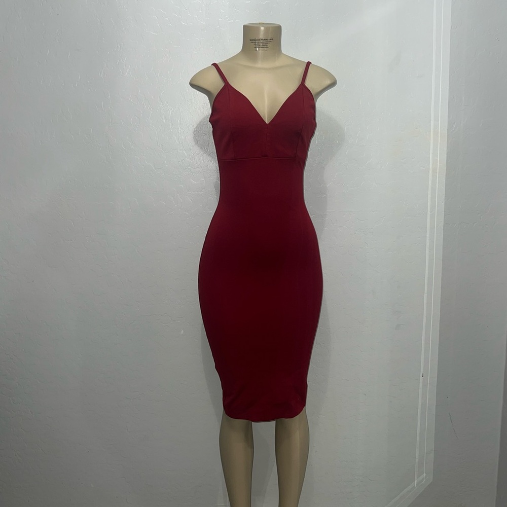 Red Midi Dress